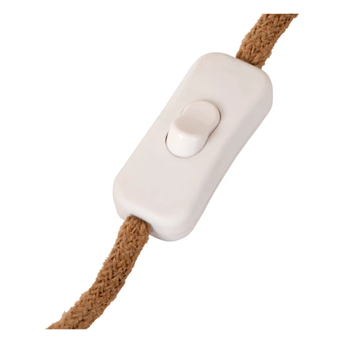 Lucide VISO - Lámpara de mesa - Ø 36 cm - 1xE27 - Blanco - detalle 3